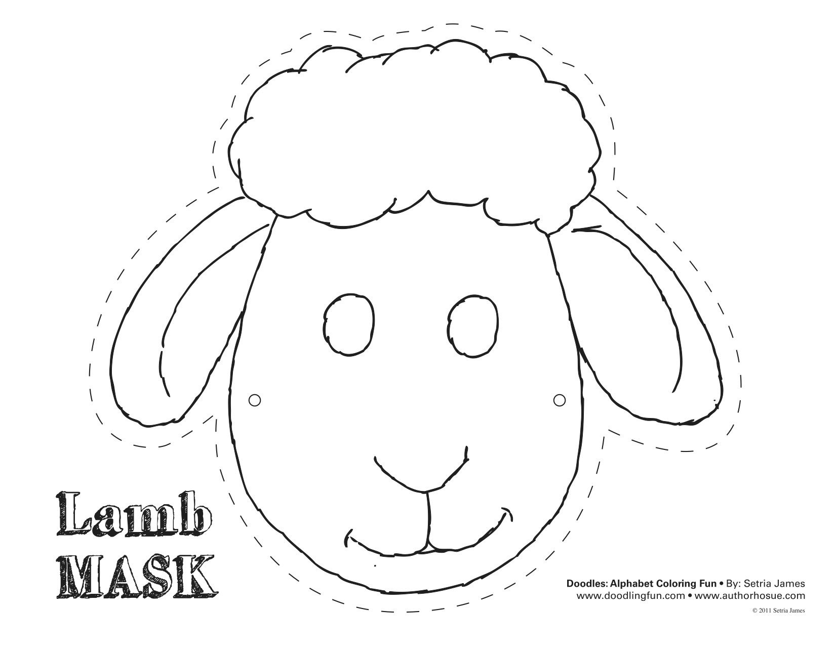 Free Printable Sheep Mask Free Printable