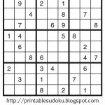 Printable Sudoku   Free Printable Sudoku