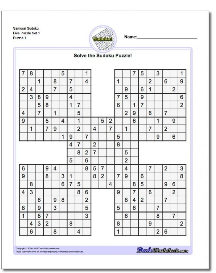 Free Printable Sudoku With Answers