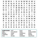 Printable Summer Word Search For Kids!   Kipp Brothers   Free Printable Word Finds