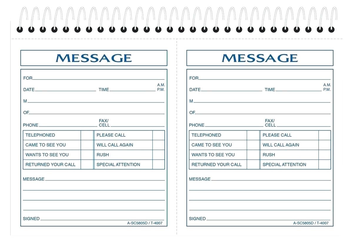 Printable Telephone Message Template Free Phone 10 | 4Gwifi - Free Printable Phone Message Template