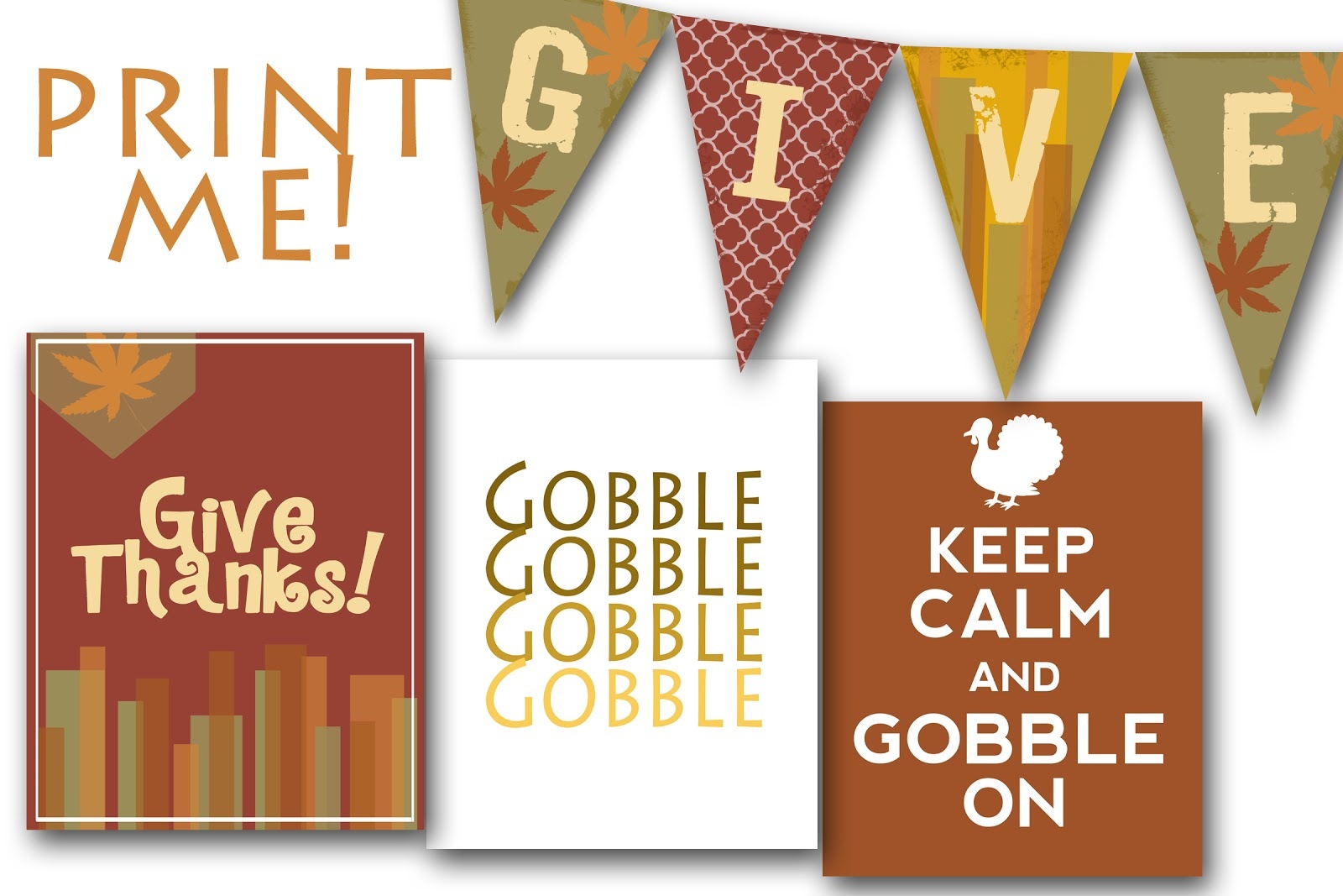 Printable Thanksgiving Banners – Happy Easter &amp;amp; Thanksgiving 2018 - Free Printable Happy Thanksgiving Banner