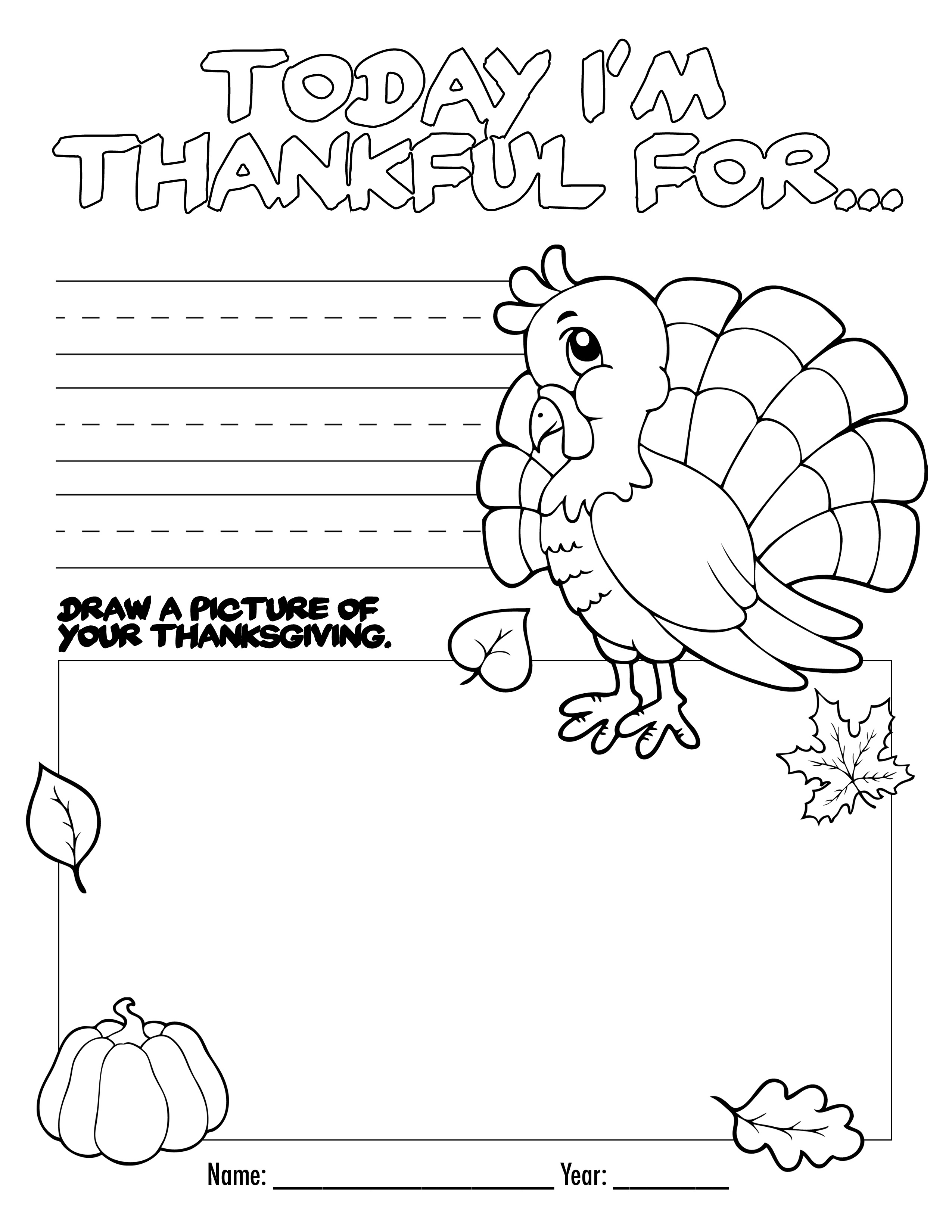 Printable Thanksgiving Crafts – Happy Easter &amp;amp; Thanksgiving 2018 - Free Printable Thanksgiving Activities For Preschoolers