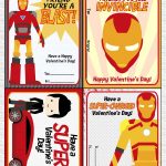 Printable Valentine's Cards | Valentine's Day Crafts And Recipes   Free Printable Superman Valentine Cards