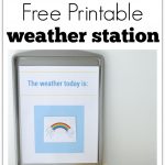 Printable Weather Station For Preschool | Free Printables | Weather   Free Printable Weather Chart For Preschool