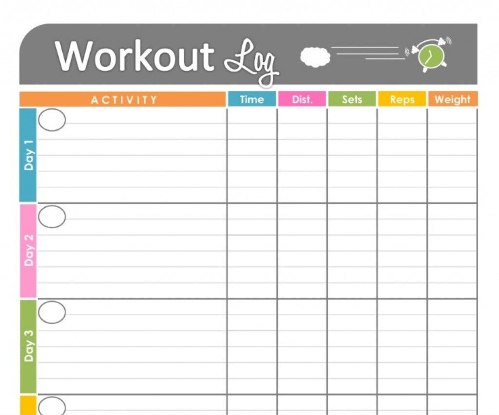 Printable Workout Calendar | Kiddo Shelter | Calendar Template - Free Printable Fitness Log