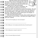Reading Worksheeets   Free Printable 4Th Grade Reading Worksheets