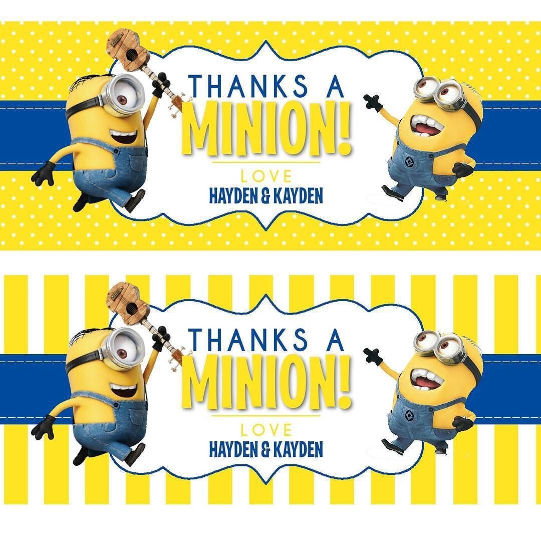 Thanks A Minion Free Printable