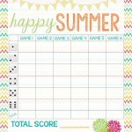 Recipes From Stephanie: Free Bunco Score Sheet | Bunco In 2019   Printable Bunco Score Cards Free