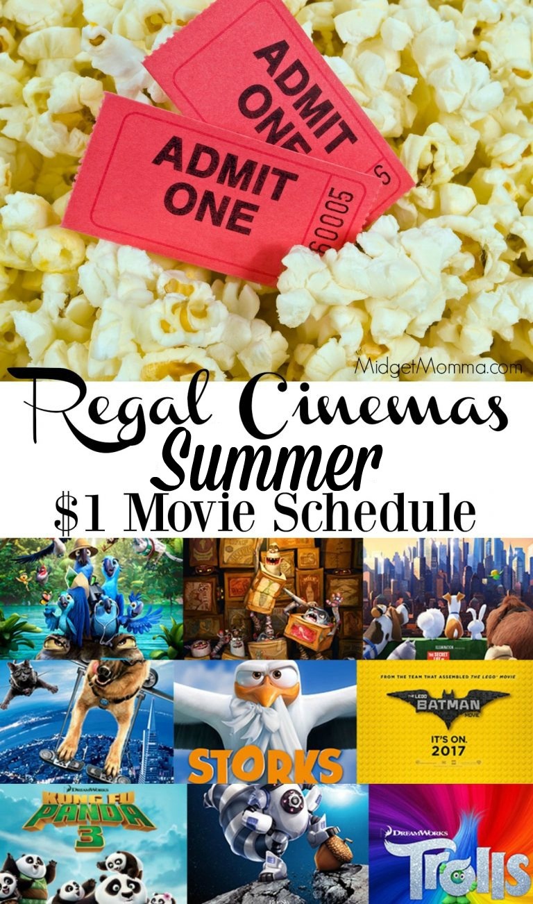 Regal Cinemas Summer Movies! Movies For Just $1! Full Schedule! - Regal Cinema Free Popcorn Printable Coupons