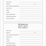 Registration Form Template Word Free Download New Printable Vbs   Free Printable Membership Forms