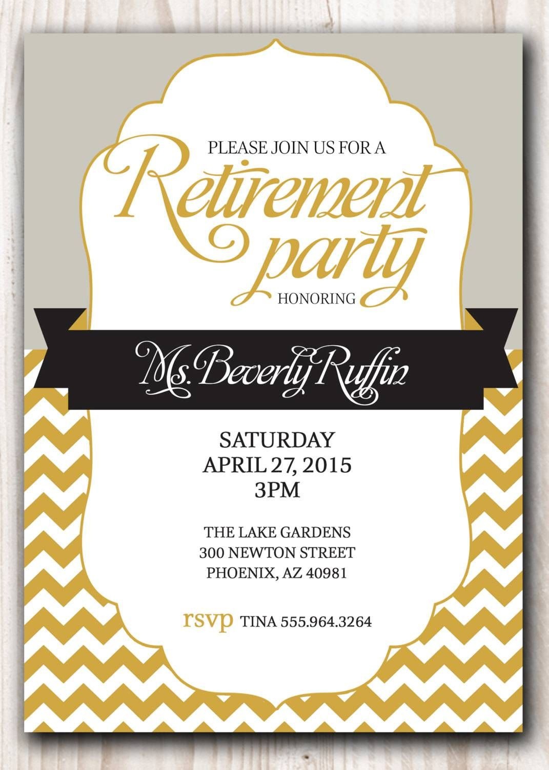 Retirement Party Invitation Template Microsoft | Retirment Party - Free Printable Retirement Party Invitations