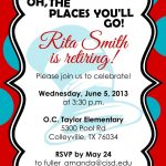 Retirement Party Invitations Free Templates | Fun Stuff | Retirement   Free Printable Retirement Cards