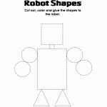 Robot Shapes   Color, Cut, And Glue Shapes To The Worksheet | Teachy   Free Printable Shapes Worksheets