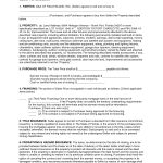Sales Agreement Template Free     Free Real Estate Purchase   Free Printable Real Estate Contracts