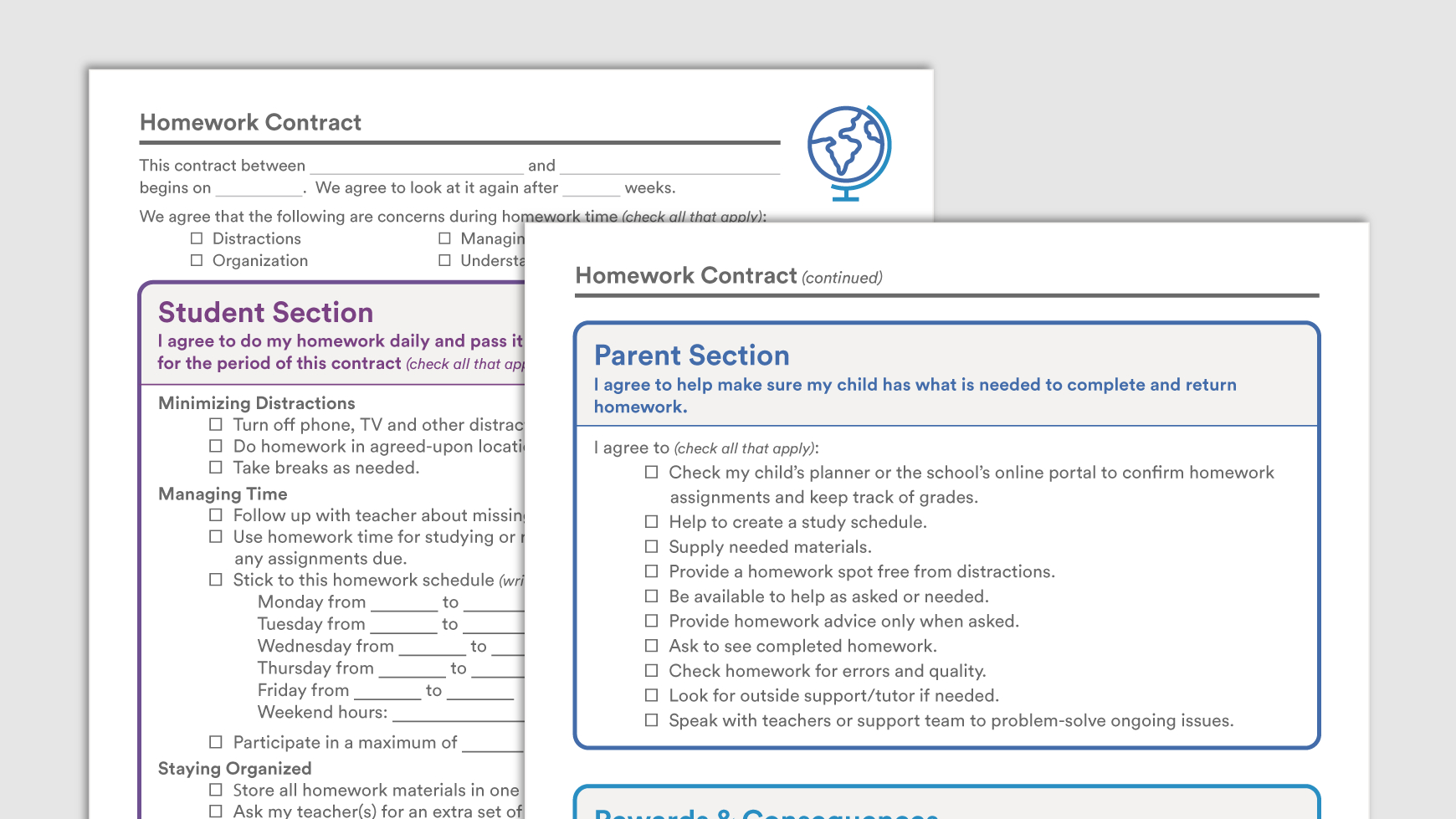 Sample Homework Contracts - Get Out Of Homework Free Pass Printable