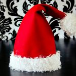 Santa Hat How To With Free Pattern And Video Tutorial   Free Printable Santa Hat Patterns
