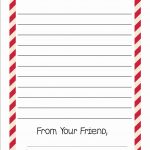 Santa Letterhead Paper Free Free Printable Letter To Santa Writing   Free Printable Santa Letter Paper