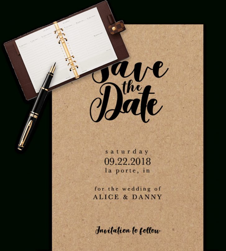 Free Printable Save The Date Birthday Invitations
