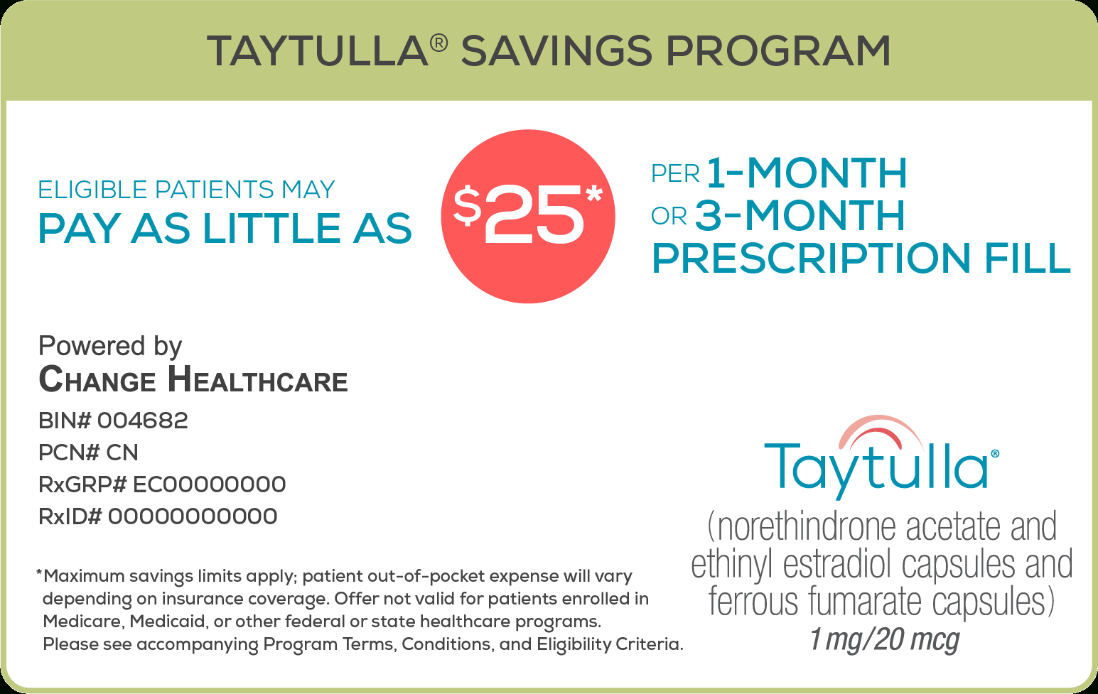 Savings Card Activation - Taytulla Registration - Free Printable Prescription Coupons