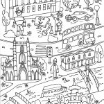 Science Museum And Battersea Park Coloring Page | Free Printable   Free Printable South Park Coloring Pages