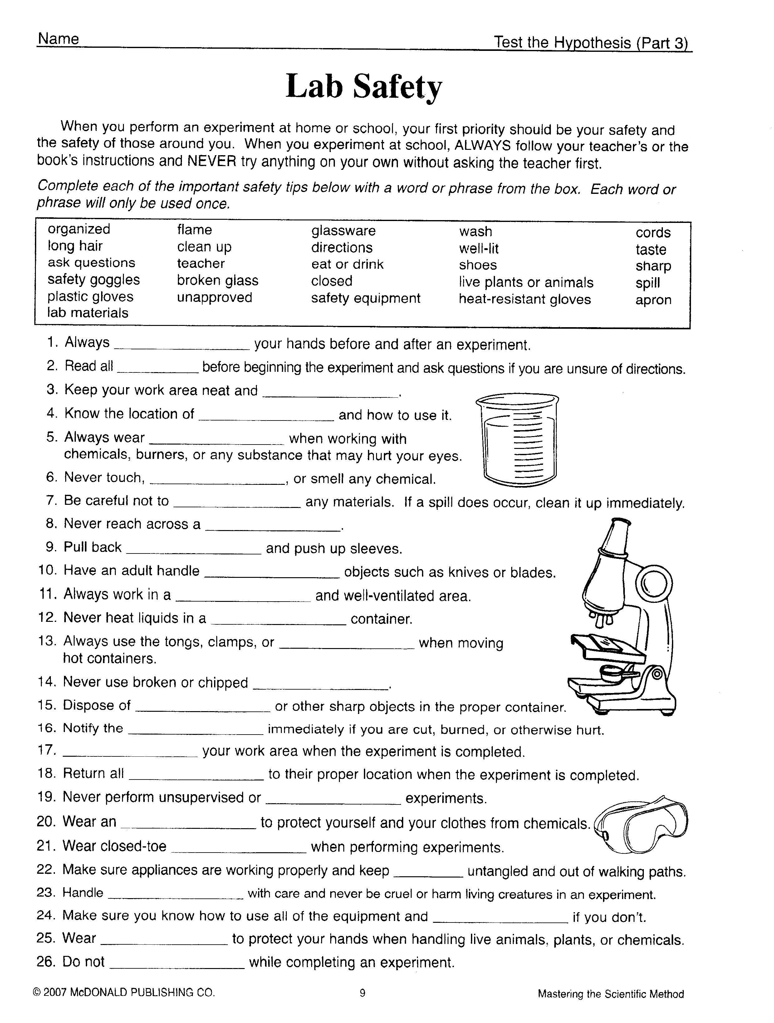 Science Tools Worksheet 4Th Grade Fresh Kids Science Worksheets Free - 7Th Grade Worksheets Free Printable