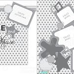 Scrapbook Layouts   Printable Cuttable Creatables   Free Printable Scrapbook Pages Online