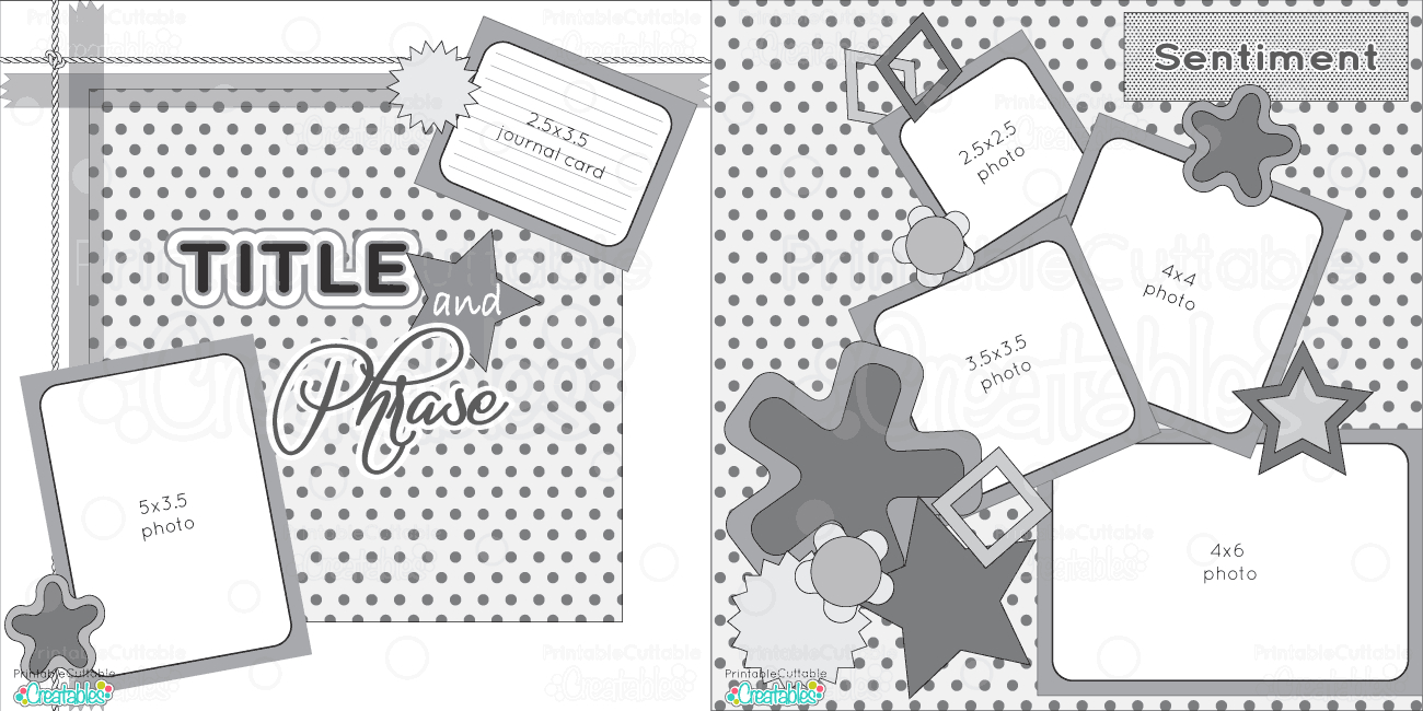 Free Printable Scrapbook Templates Free Printable