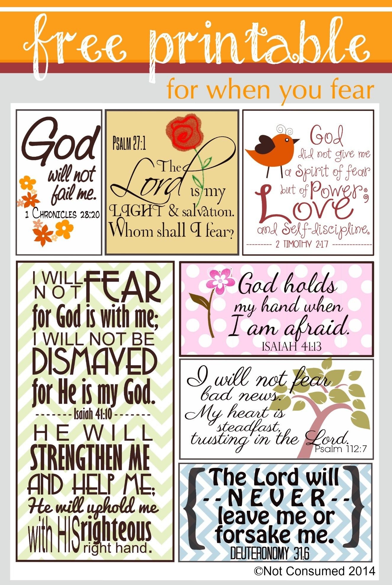 Free Bible Verses Cards