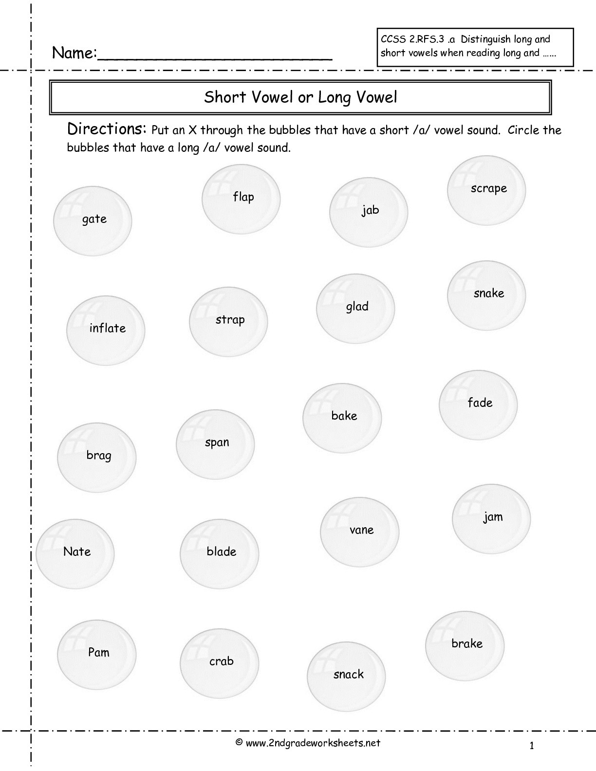 Second Grade Phonics Worksheets And Flashcards - Free Printable Phonics Worksheets For Second Grade
