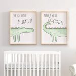 See You Later Alligator Nursery Crocodile Print Nursery Wall | Etsy – See You Later Alligator Free Printable