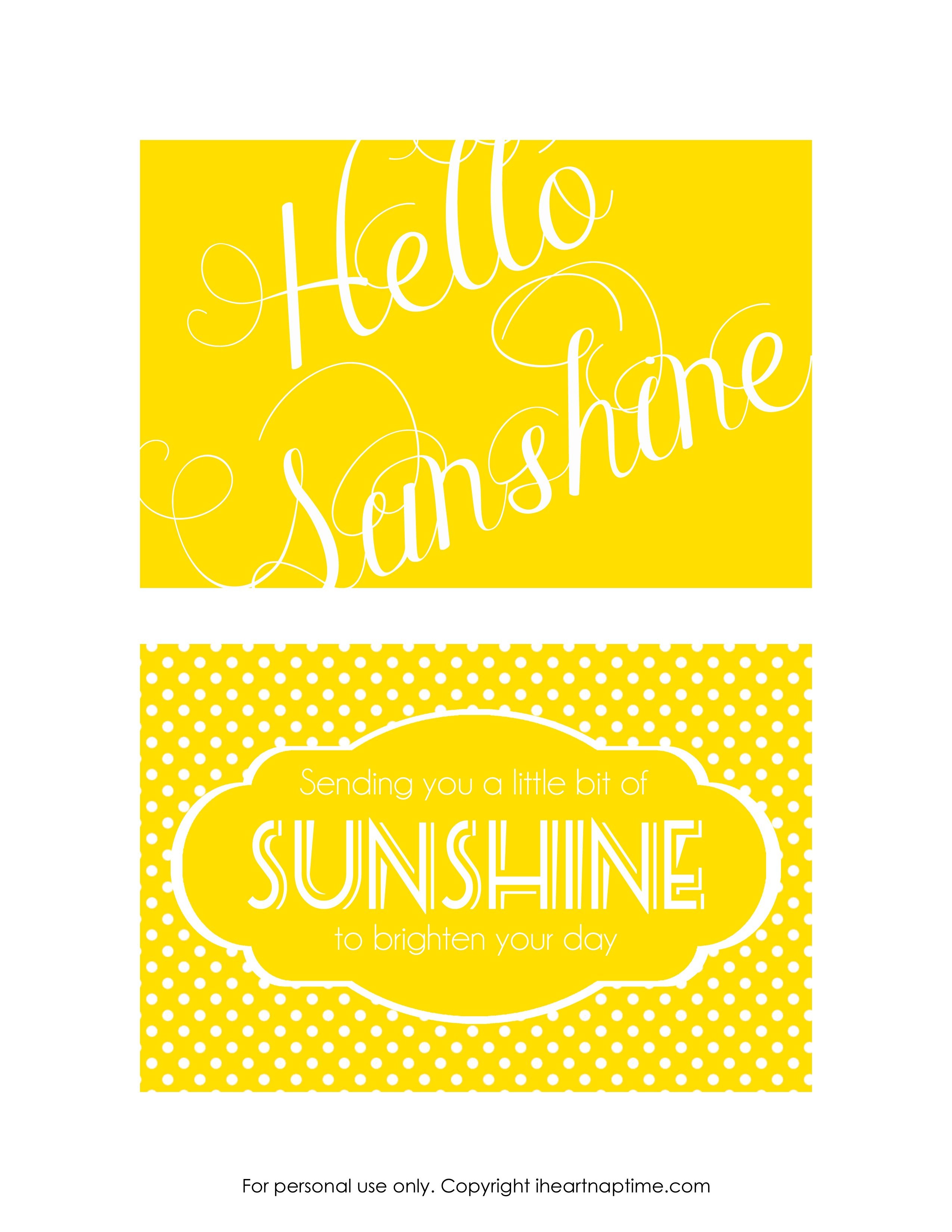 Send A Box Of Sunshine {Free Printables} | Family Goals/themes | Box - Box Of Sunshine Free Printable