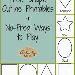 Shape Activities For Toddlers (Printable) | Kid Blogger Network   Free Printable Shapes