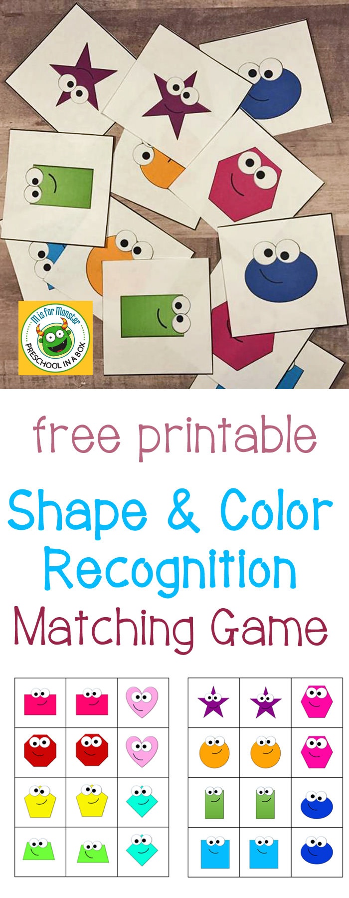 Matching Cards Printable