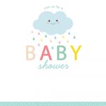 Shower Cloud   Free Printable Baby Shower Invitation Template   Free Printable Baby Shower Invitation Maker