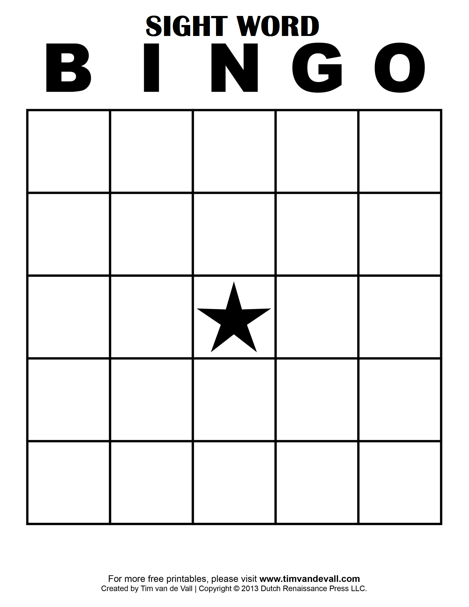 Sight Word Bingo … | School Classroom Ideas | Blank… - Free Bingo Patterns Printable