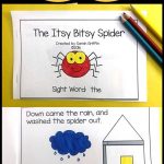 Sight Word Reader   Itsy Bitsy Spider   Bw | It's About Time For   Free Printable Decodable Books For Kindergarten