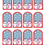 Snowman And Snow Woman Printable Christmas Gift Tags | Ld's | Gift   Free Printable Editable Christmas Gift Tags