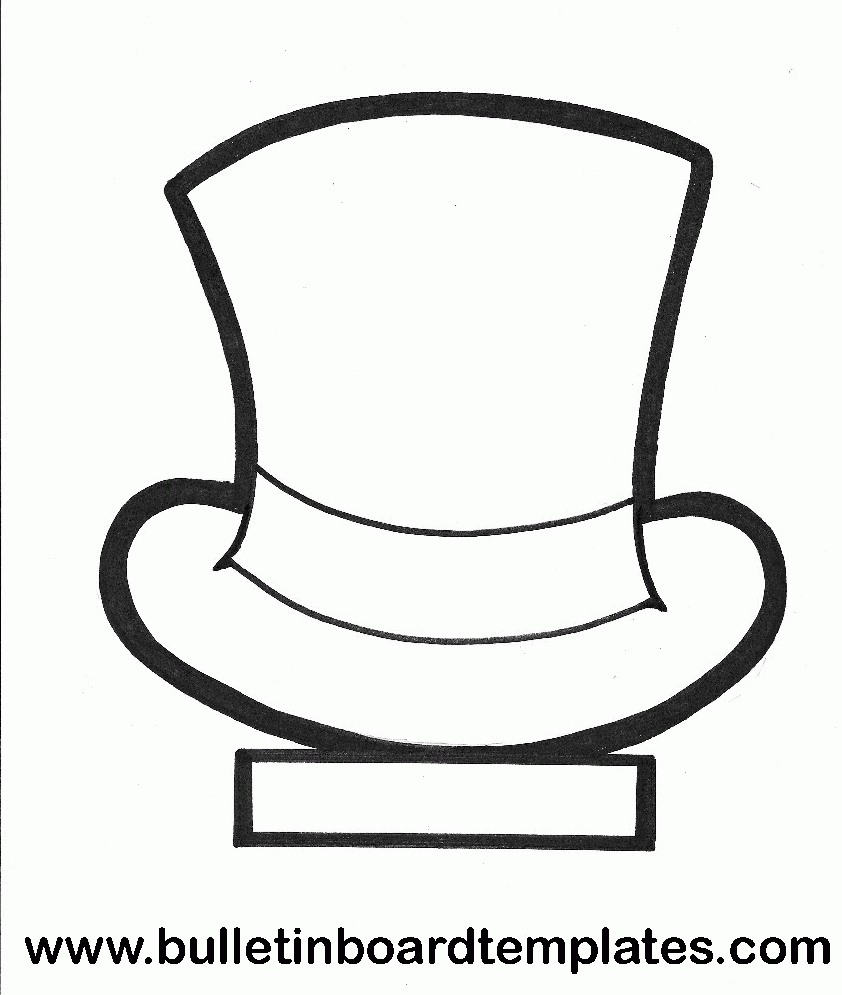 Snowman Top Hat Templates | Education/classroom | Hat Template, Hat - Free Printable Snowman Hat Templates