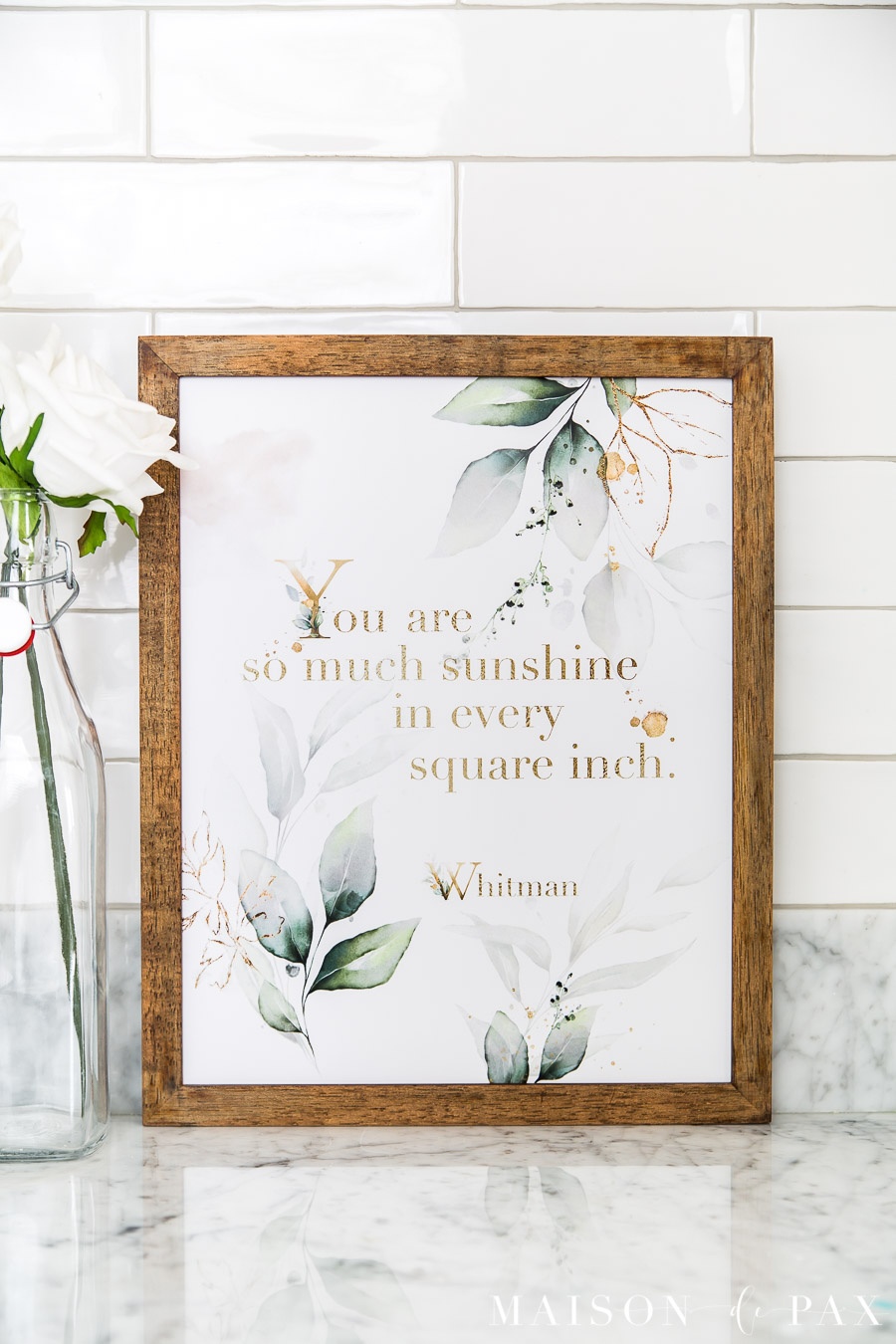 So Much Sunshine Printable Wall Art - Maison De Pax - Free Printable Nursery Resources