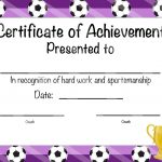 Soccer Certificate Of Participation Soccer Award Print At | Etsy   Free Soccer Award Certificates Printable