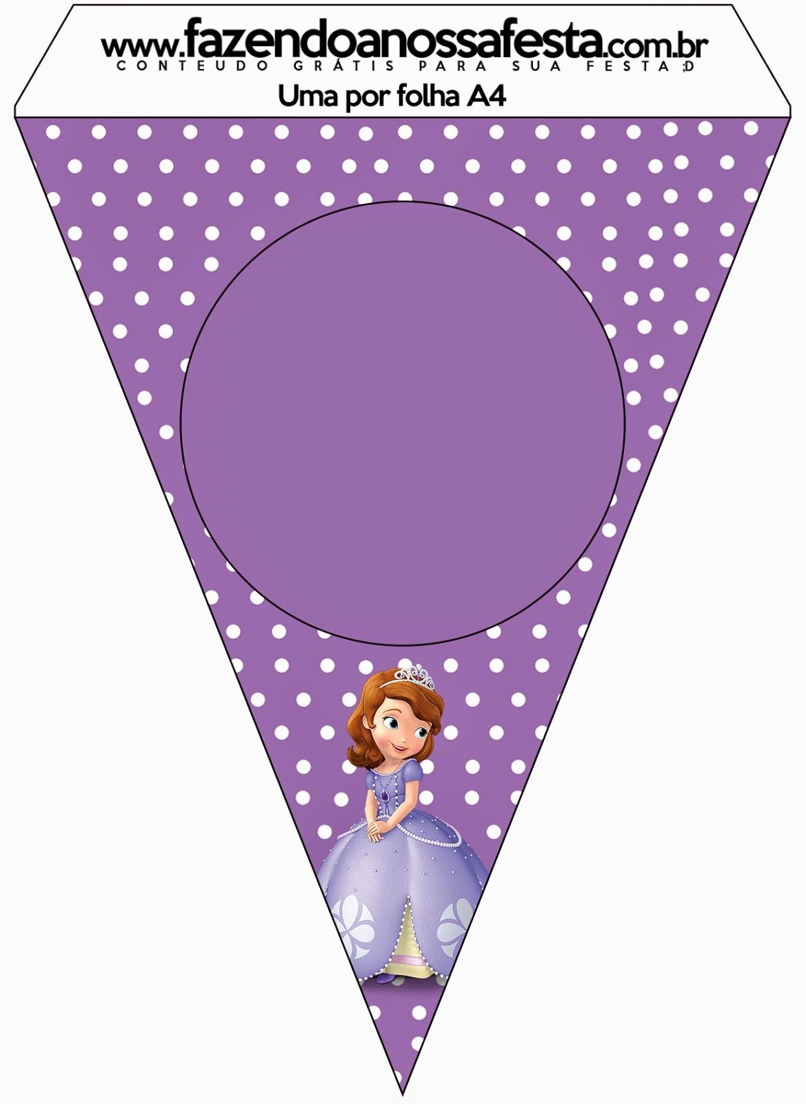 Sofia The First: Free Party Printables And Images. | Savy&amp;#039;s 1St - Free Printable Princess Birthday Banner