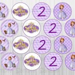 Sofia The First Printable Cupcake Toppers Cakepins | Ideas   Sofia The First Cupcake Toppers Free Printable