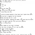 Song Lyrics With Guitar Chords For When I'm 64   The Beatles   Free Printable Song Lyrics With Guitar Chords