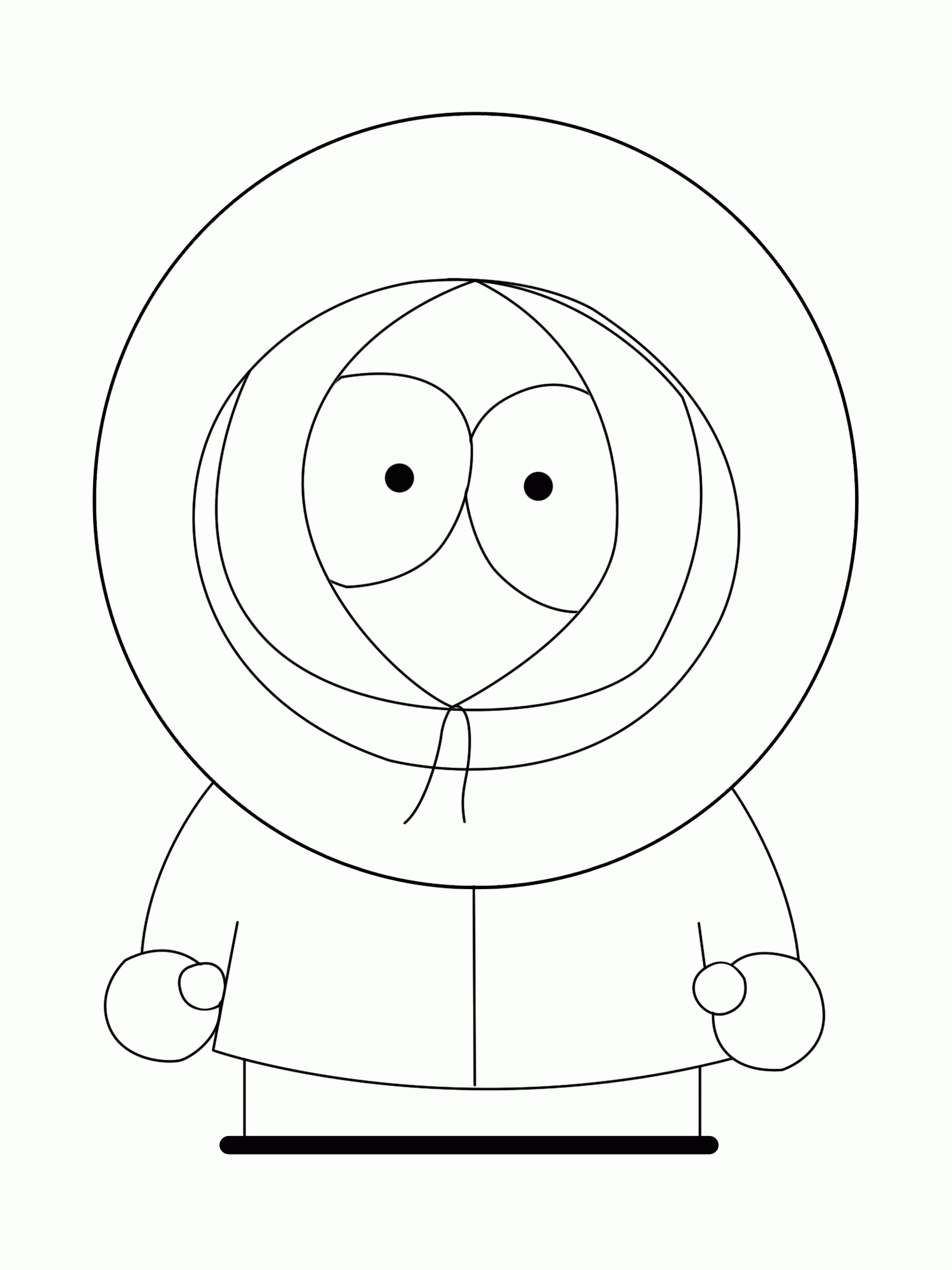 South Park Coloring Page - Coloring Home - Free Printable South Park Coloring Pages