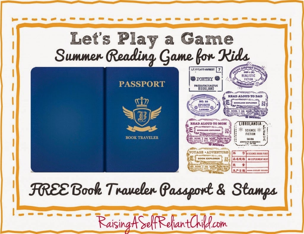 Special Connection Homeschool: Free Friday: Summer Reading Passport - Free Printable Passport Template