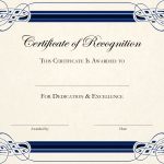 Sports Cetificate | Certificate Of Recognition A4 Thumbnail   Free Printable Certificate Templates