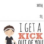 Sports Valentines Printables   Candy Free Valentine Ideas   Free Printable Football Valentines Day Cards