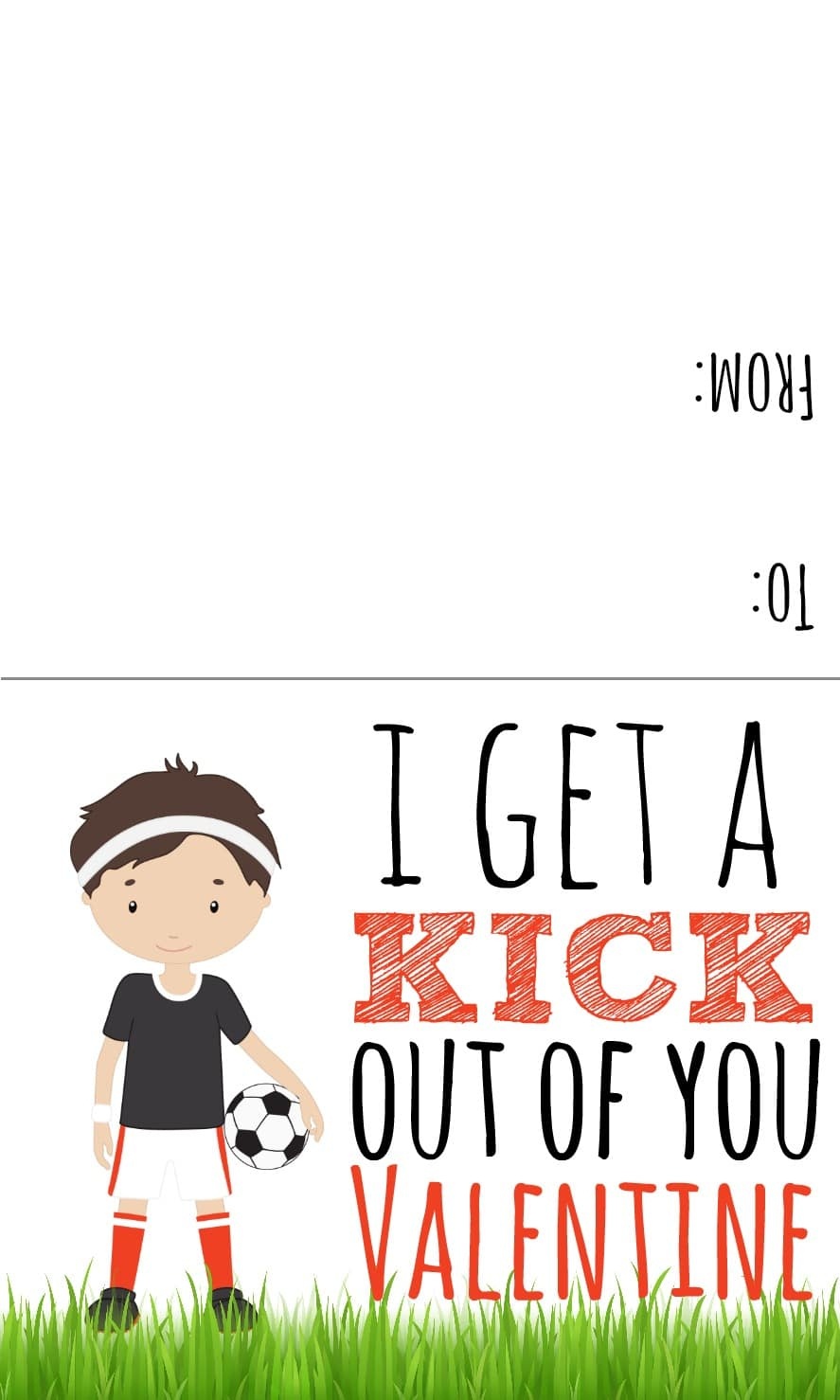 Sports Valentines Printables - Candy Free Valentine Ideas - Free Printable Football Valentines Day Cards