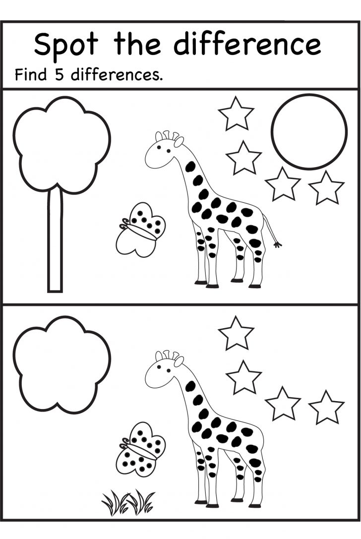 Free Printable Spot The Difference Worksheets